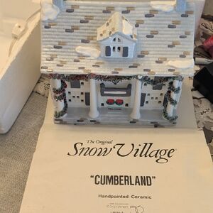 Cumberland 1987 Handpainted Ceramic House Dept 56